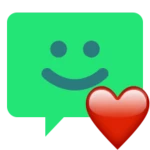 Logo of chompSMS emoji add-on android Application 